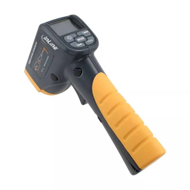 Infraraudonasis termometras InLine 43119 su LCD ekranu, matmenys 45×120×180 mm