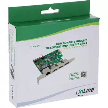 Tinklo plokštė InLine 51125R Ethernet 1000 Mbit/s PCI Express