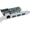 Tinklo plokštė InLine 51125R Ethernet 1000 Mbit/s PCI Express