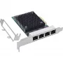 InLine Quad Gigabit tinklo kortelė, 4x RJ45 2.5Gb/s, PCIe x4, su LP laikikliu