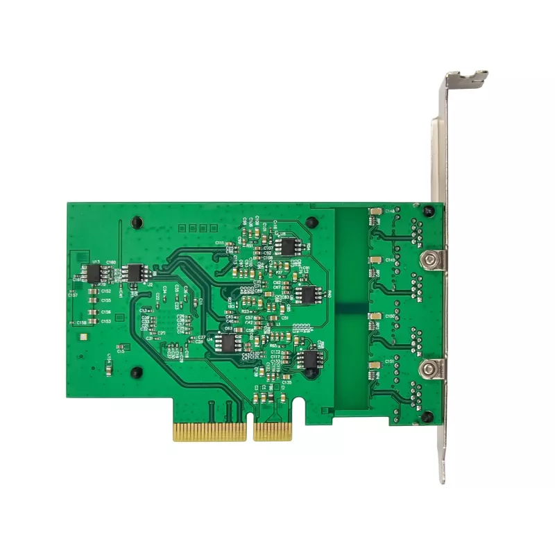InLine Quad Gigabit tinklo kortelė, 4x RJ45 2.5Gb/s, PCIe x4, su LP laikikliu