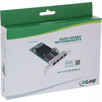 Tinklo plokštė InLine 51127D Vidinė Ethernet 1000 Mbit/s PCI Express