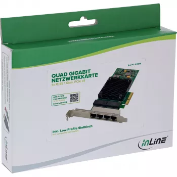 Vidinė eterneto tinklo plokštė InLine 51127E 1000 Mbit/s PCI Express
