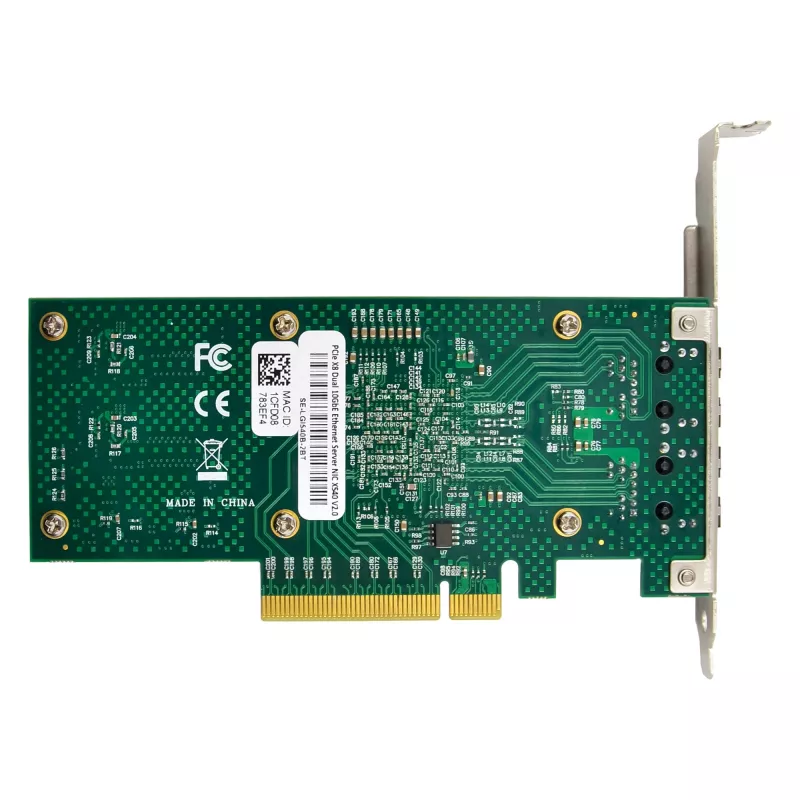InLine Dual 10-Gigabit tinklo plokštė, 2x RJ45 10Gb/s, PCIe x8, su LP laikikliu
