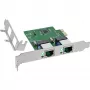 Tinklo plokštė InLine 51128K Dual Gigabit 2x RJ45 PCIe x1