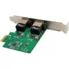 Tinklo plokštė InLine 51128K Dual Gigabit 2x RJ45 PCIe x1