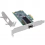 InLine Gigabitinė tinklo plokštė, 1x SFP, PCIe x1, su žemo profilio lizdo laikikliu
