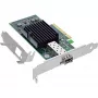 InLine 10 Gigabit tinklo plokštė, 1x SFP+, PCIe x8, komplektuojama su žemo profilio laikikliu