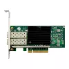 InLine Dual 10 Gigabit tinklo plokštė, 2x SFP+, PCIe x8, įsk. LP laikiklį