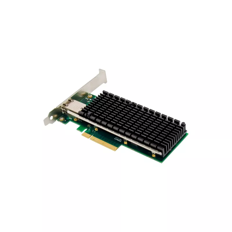 InLine 10 Gigabitų tinklo plokštė, 1x RJ45 10 Gb/s, PCIe x8, su žemo profilio laikikliu