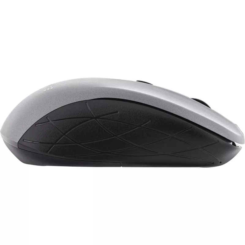 InLine pelė 3 viename, Bluetooth + 2x 2.4 GHz, 5 mygtukų, optinė, pilka/juoda