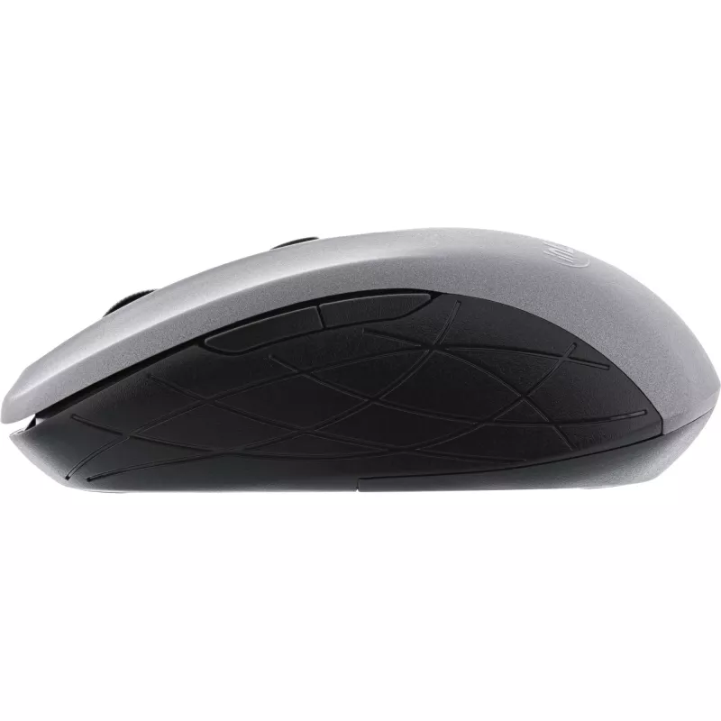 InLine pelė 3 viename, Bluetooth + 2x 2.4 GHz, 5 mygtukų, optinė, pilka/juoda
