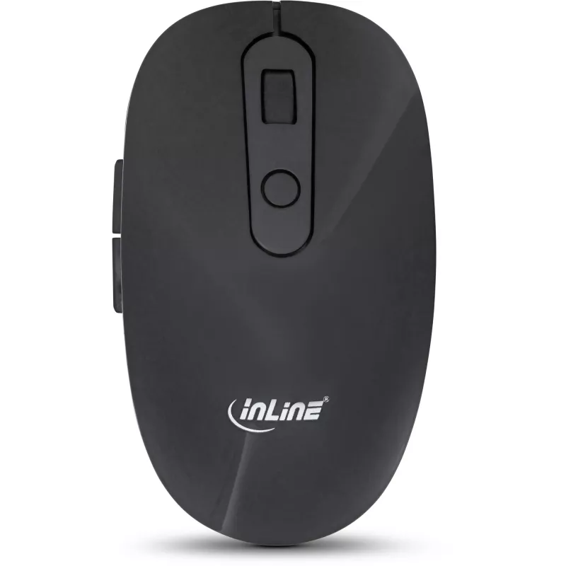 InLine Design stalinis rinkinys, USB 2,4 GHz, maks. 1600 dpi, juodas, VOKIŠKAS