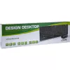 InLine Design stalinis rinkinys, USB 2,4 GHz, maks. 1600 dpi, juodas, VOKIŠKAS