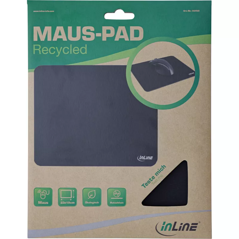 Pelės kilimėlis InLine pelė pad recycled 230x190x3mm