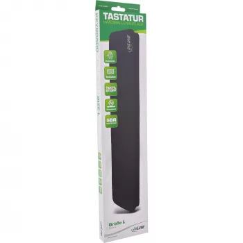 InLine klaviatūros riešo atrama L 440x95x18mm juoda