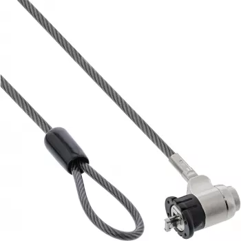„InLine“ nešiojamojo kompiuterio apsauginis užraktas su raktu, 4,4 mm x 2 m