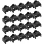 InLine RJ45 prievado blokatorius, 20 blokatorių papildymo pakuotė, juoda