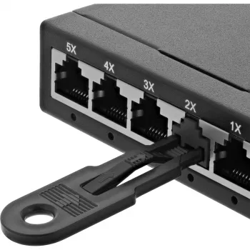 InLine RJ45 prievado blokatorius, 20 blokatorių papildymo pakuotė, juoda