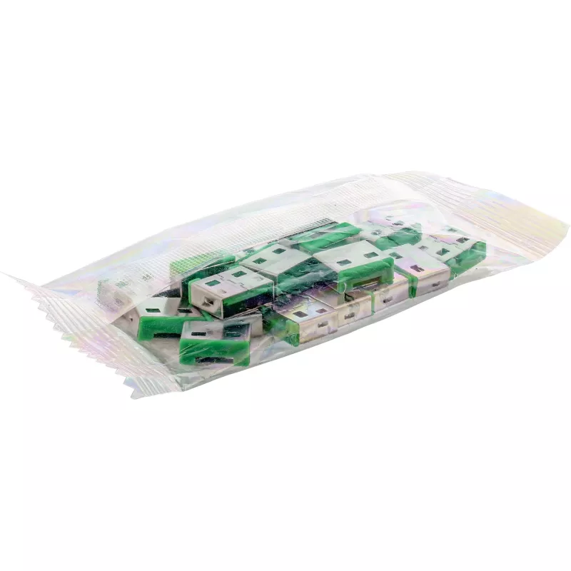 InLine 20 vnt. papildymo rinkinys USB prievadų blokatoriui žalias 55723N
