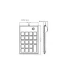 InLine 57161E klaviatūra universali USB No juoda