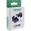 Dulkių dangteliai USB-A lizdui InLine 59948A juodi 50 vnt.