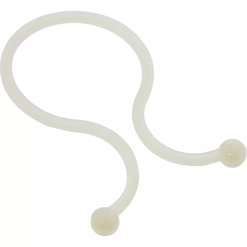 Kabelių rišikliai (susukami rišikliai) InLine 22×18 mm balti, 100 vnt.