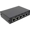 InLine RJ45 jungiklis rankinis 1 į 4 5x RJ45 lizdas Fast Ethernet