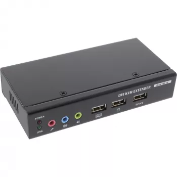 InLine DVI USB KVM plėtiklis per TP kabelį su garsu iki 50 m