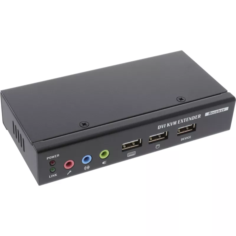 InLine DVI USB KVM plėtiklis per TP kabelį su garsu iki 50 m