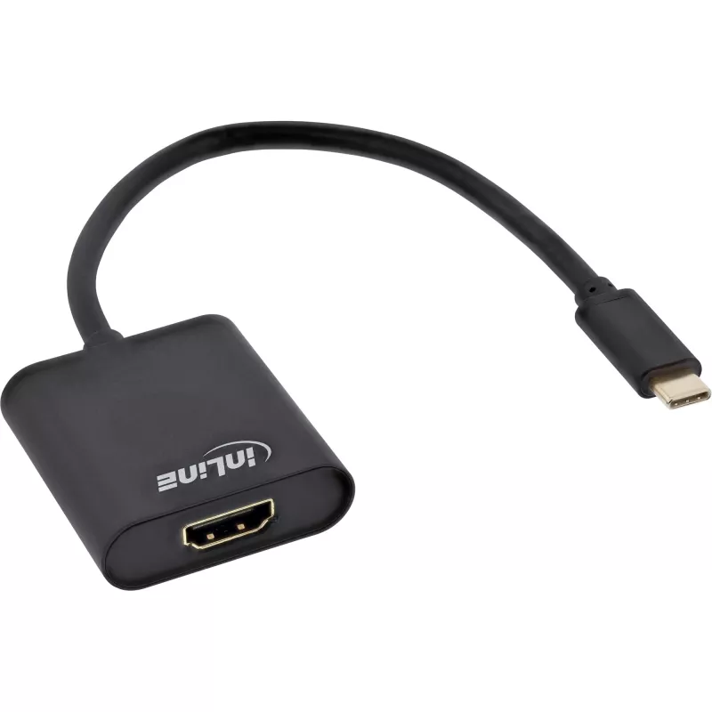 InLine USB ekrano keitiklis, USB-C kištukas į HDMI lizdą (DP Alt Mode), 4K/60Hz