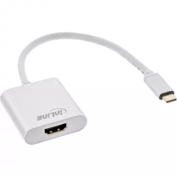 InLine USB ekrano keitiklis, USB-C kištukas į HDMI lizdą (DP alternatyvusis režimas) 4K/60 Hz