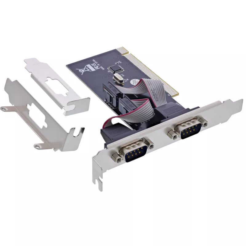 InLine PCI Multi I/O valdiklio kortelė 2 DB9 nuosekliesiems prievadams
