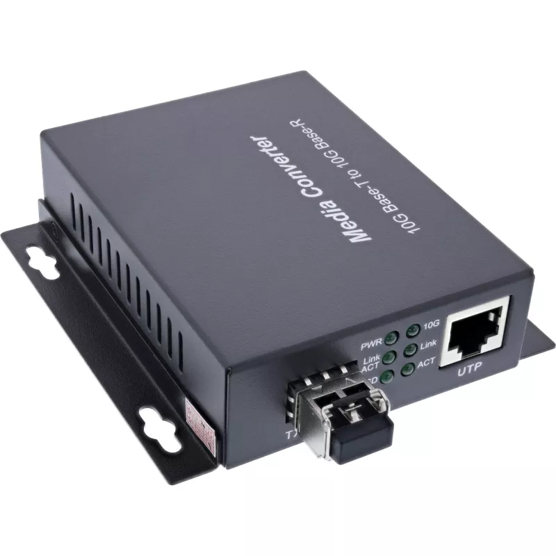 InLine 66659E tinklo medijos keitiklis 10000 Mbit/s 850 nm daugiamodis juodas