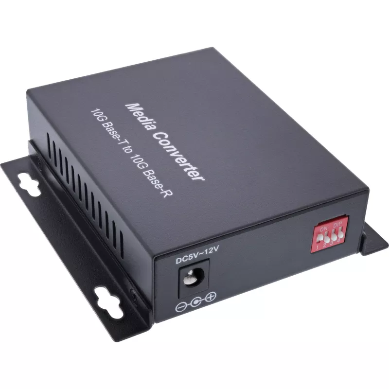 InLine 66659E tinklo medijos keitiklis 10000 Mbit/s 850 nm daugiamodis juodas