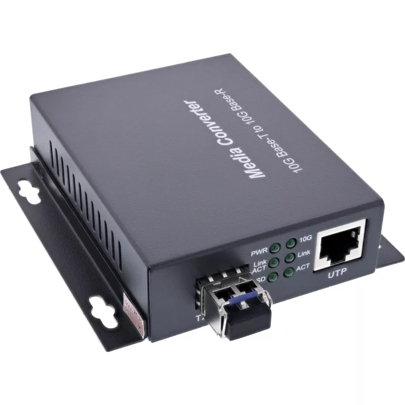 InLine 66659F tinklo medijos keitiklis 10000 Mbit/s 1310 nm Vienmodis Juodas