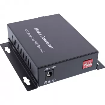 InLine 66659F tinklo medijos keitiklis 10000 Mbit/s 1310 nm Vienmodis Juodas