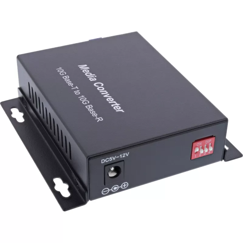 InLine 66659F tinklo medijos keitiklis 10000 Mbit/s 1310 nm Vienmodis Juodas