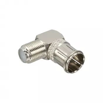 InLine adapteris F-Quick kištukas SAT į F lizdą SAT kampinis 69923W