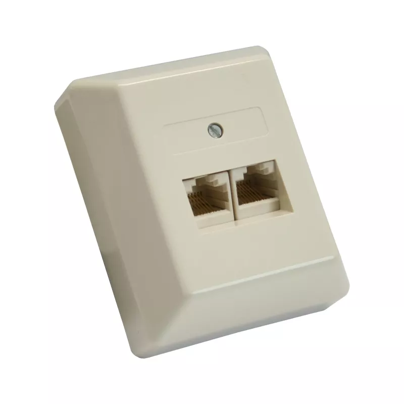 InLine ISDN sieninė rozetė 2x RJ45 lizdas 2x 8 prievadų 69988B