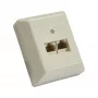 InLine ISDN sieninė rozetė 2x RJ45 lizdas 2x 8 prievadų 69988B