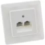InLine ISDN sieninė rozetė 2x RJ45 lizdai 2x 8 prievadų 69989C