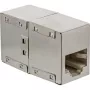 „InLine“ Cat.5e adapteris, visiškai ekranuotas metalinis, 2x RJ45 moteriška jungtis, tiesioginiam sujungimui