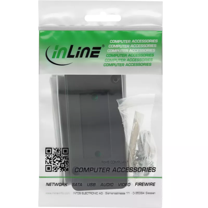 InLine jungčių dėžutė Cat.6A 600 MHz LSA ekranuota InLine 69992B