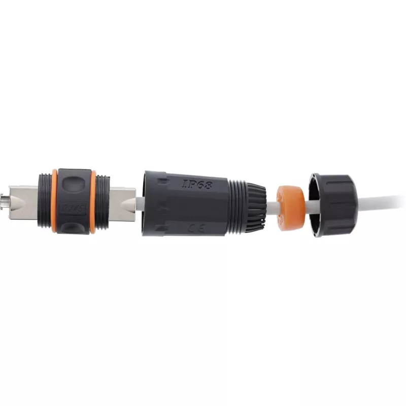 InLine Outdoor Connector Cat.6A vandeniui atsparus IP68 69992W