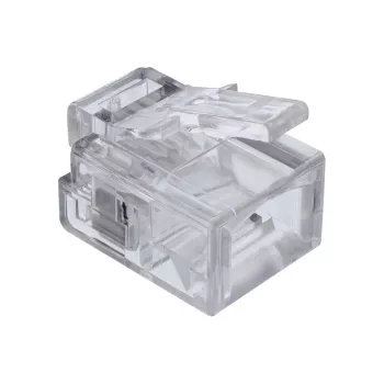 InLine modulinis kištukas 6P4C RJ11 užspaudimui ant apvalaus kabelio, 10 vnt.