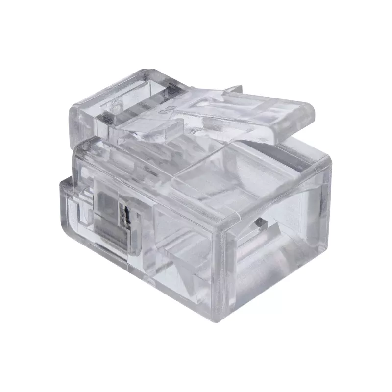 InLine modulinis kištukas 6P4C RJ11 užspaudimui ant apvalaus kabelio, 10 vnt.