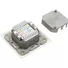 InLine Cat.6 prijungimo dėžutė 2x RJ45 lizdas, RAL9010 balta, horizontali