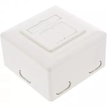 „InLine“ sieninė rozetė paviršiniam arba paslėptam montavimui, 2x RJ45 vertikalūs, 75602K