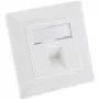 InLine rėmelio komplektas 1x RJ45 Bu/LSA įdėklui, Keystone SNAP-In, baltas RAL9010